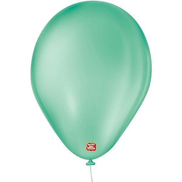 Balão Imperial N°70 Verde Tiffany Pacote com 50 Unidades