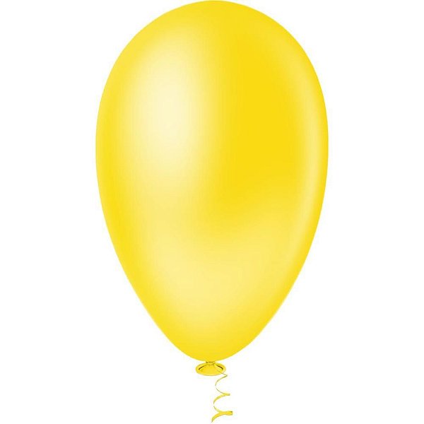 Balão PIC PIC N°70 Amarelo Pacote com 50 Unidades