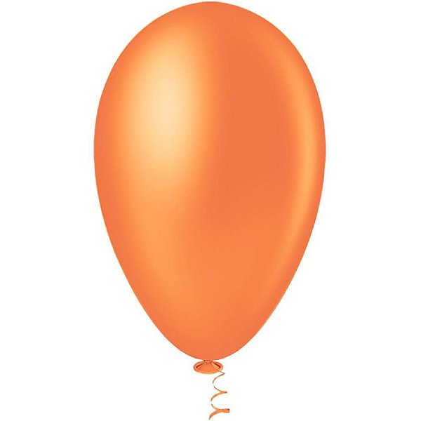 Balão PIC PIC Nº 70 Laranja Pacote com 50
