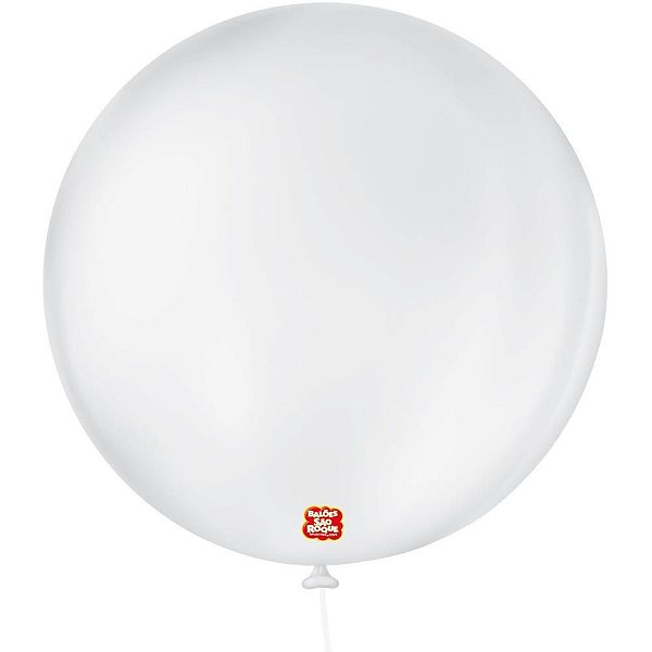 Balão Redondo N05 Branco Polar PCT com 50