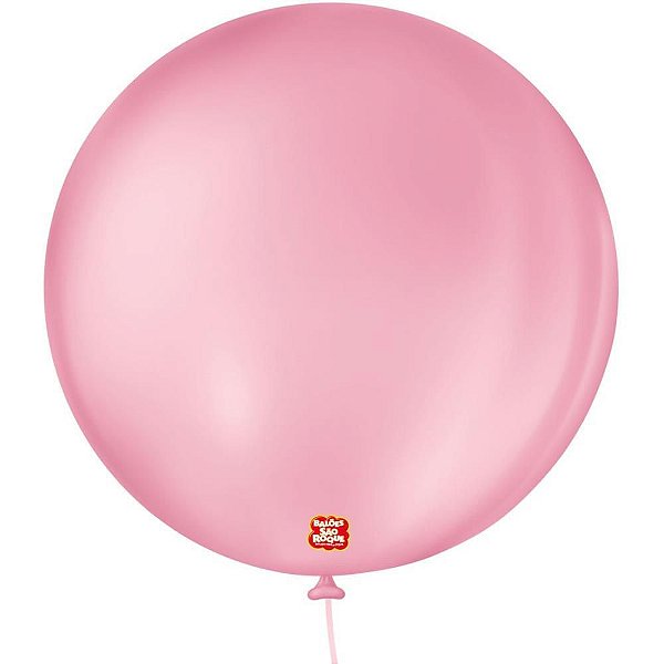 Balão Redondo N05 Rosa Tutti Frutti PCT com 50