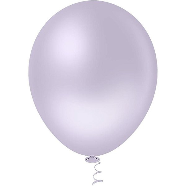 Balão Redondo N050 Lilás PCT com 50