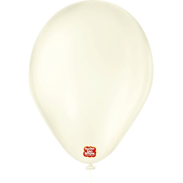 Balão Redondo N07 CANDY Colors Amarelo PCT com 25