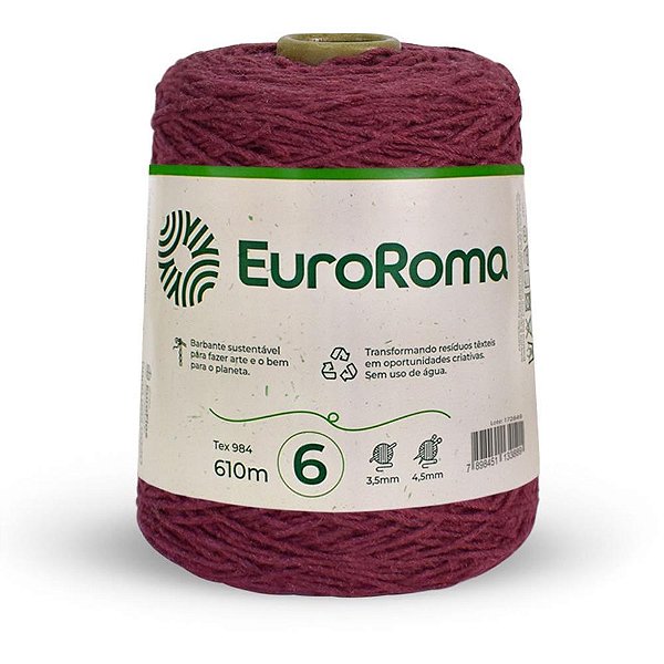 Barbante Colorido 600G 4/6 Fios 610M Bordo