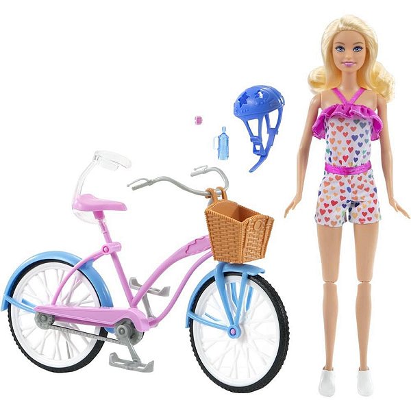 Barbie Estate Passeio de Bicicleta com Boneca e Acessórios