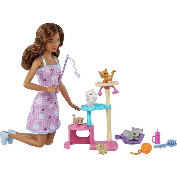 Barbie Family CONJ Condomínio de Gatinhos
