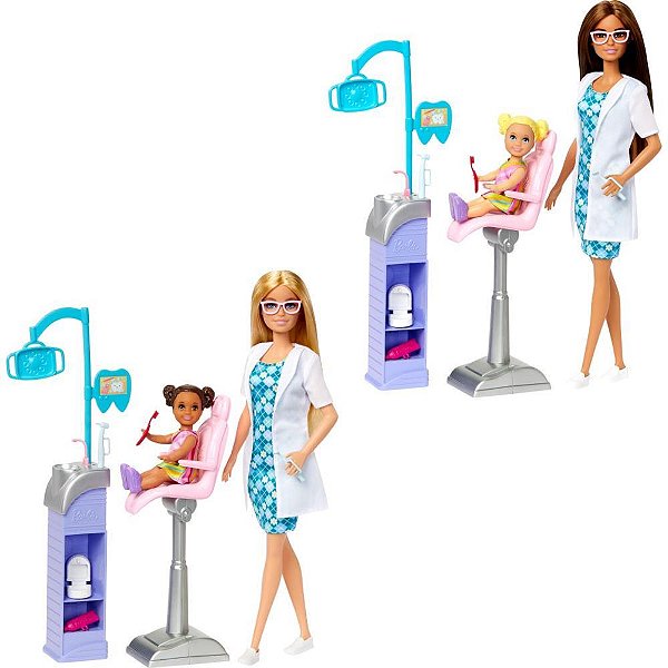 Barbie Profissões Conjunto Profissões