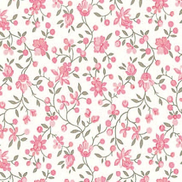 Papel de Parede Plástico Adesivo 45CM X 15M Clarice Rosa