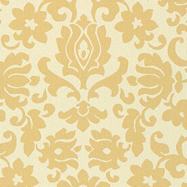Papel de Parede Plástico Adesivo 45CM X 15M Arabesco Bege