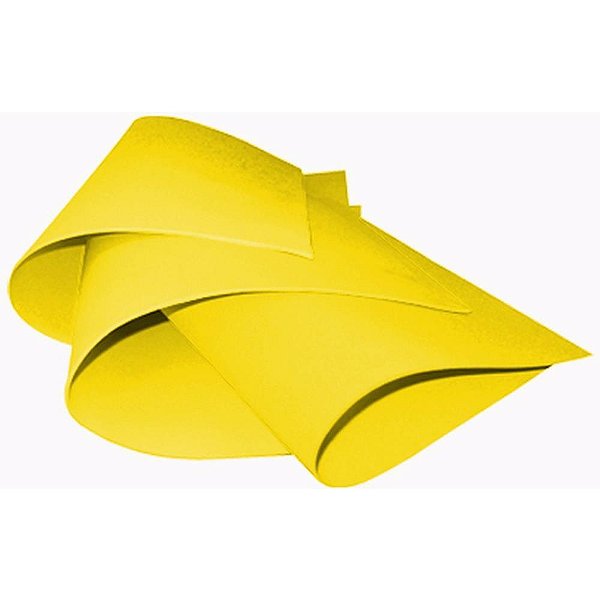 Placa em EVA 40X48CM Amarelo - Pacote com 10 Unidades