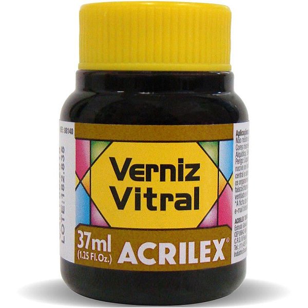 Verniz Vitral Fume 37ML Caixa com 06