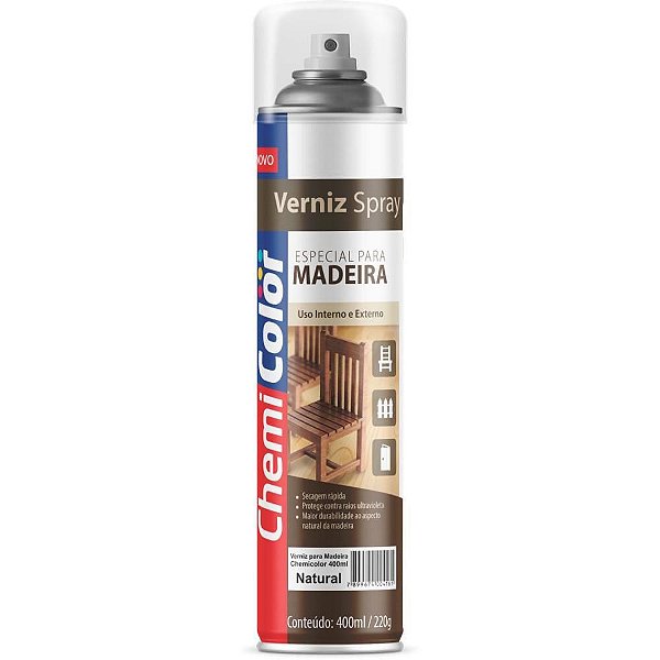 Verniz Fixador Chemicolor 400ML Madeira Natur