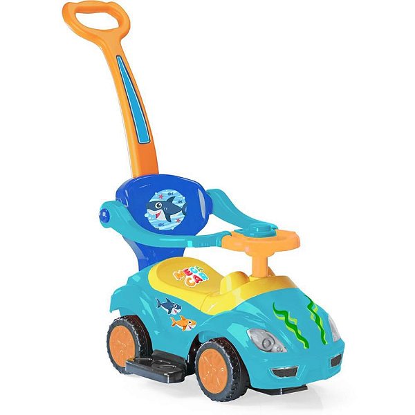 Veículo para Bebê Mega CAR TUB com Empurrador