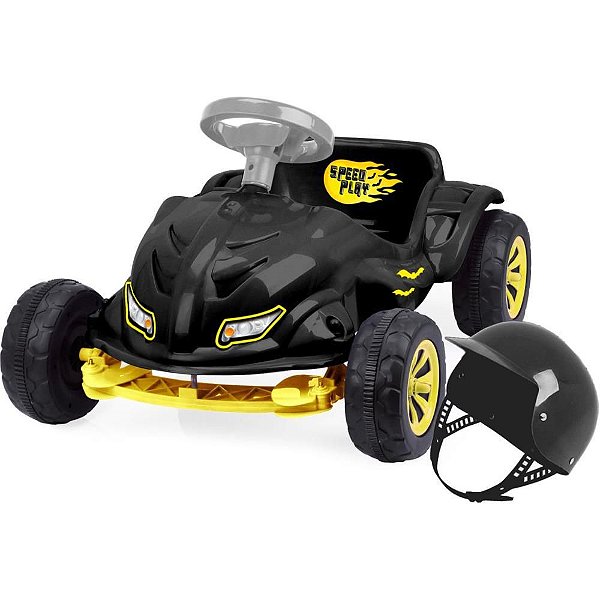 Veículo a Pedal Speedplay BAT com Capacete