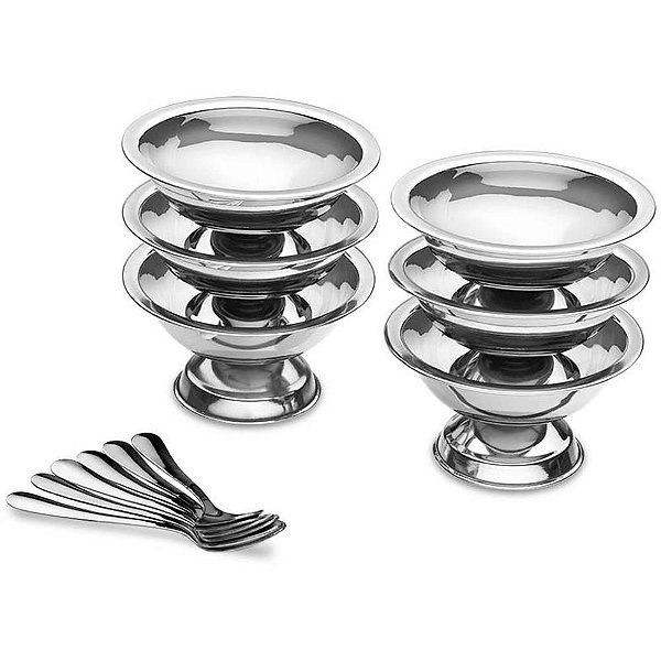Utensílio Doméstico UP Home Jogo Sobremesa INOX 12