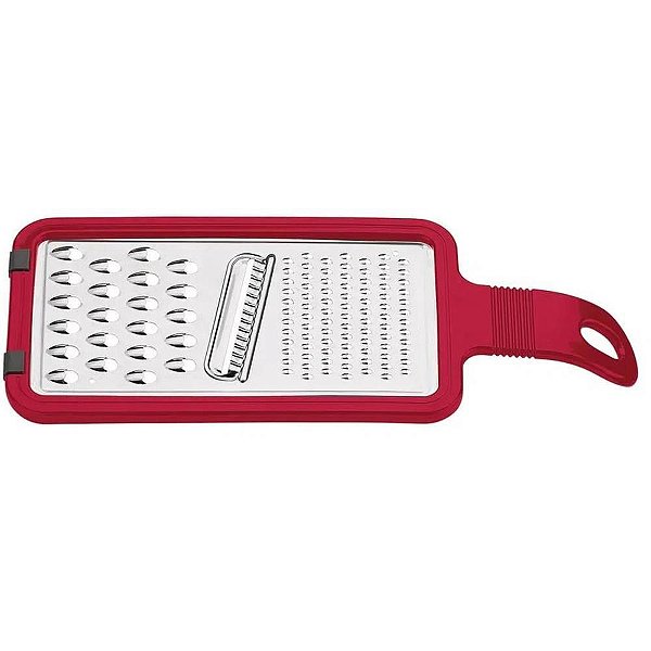 Utensílio Doméstico Ralador Universal INOX Vermelh