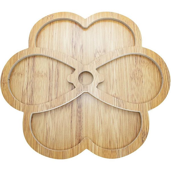 Utensílio Doméstico Petisqueira MDF 5DIV 30X27CM