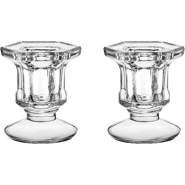 Utensílio Doméstico Jogo Candelabro Venezza 2 Peças