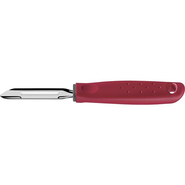 Utensílio Doméstico Descascador de Batatas INOX Vermelho
