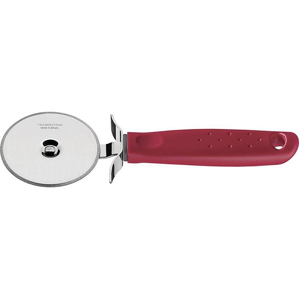 Utensílio Doméstico Cortador de Pizza INOX Vermelh