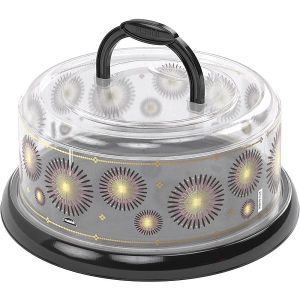 Utensílio Doméstico Boleira com ALÇA e Rosca Decor