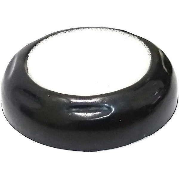 Umedecedor de Dedo Esponja Plástico PRETO/CINZA - Pacote com 12