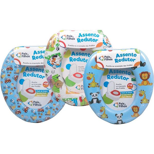 Troninho e Redutor Assento Estampado Masculino