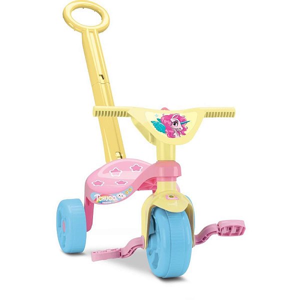Triciclo Tchuco Unicórnio com Haste