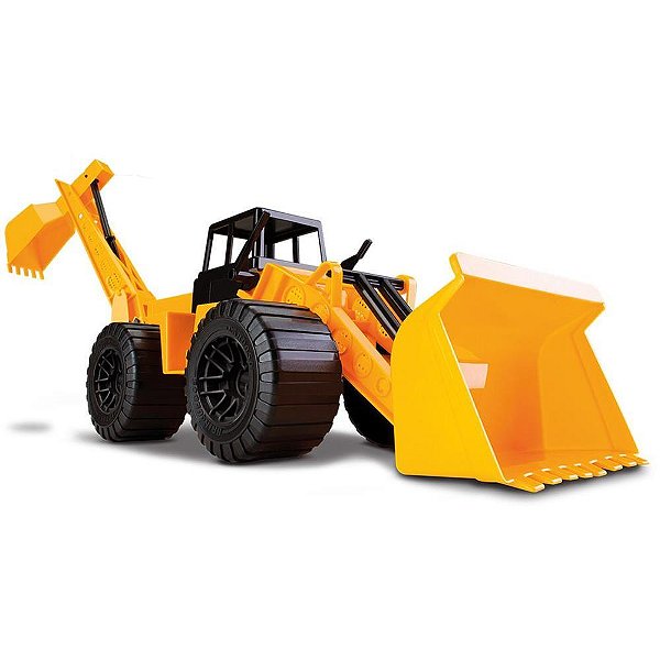 Trator Retroescavadeira Topi Cardoso - Brinquedo Articulado