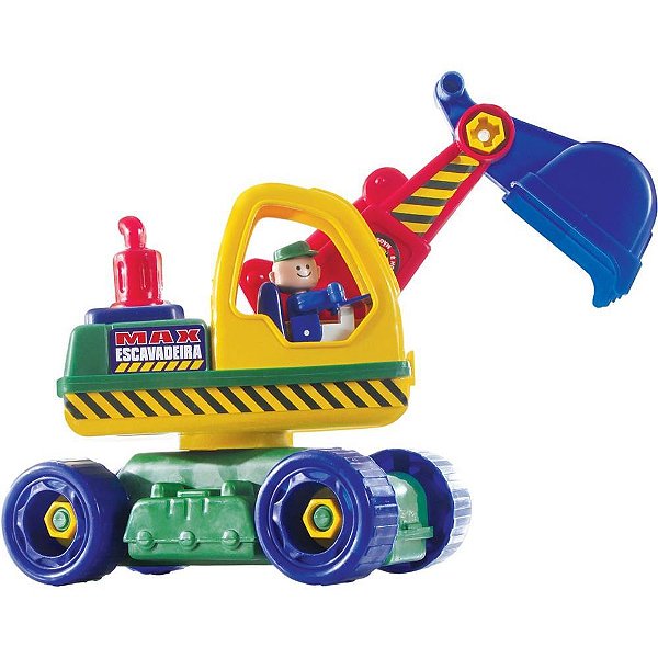 Trator Escavadeira MAX com Ferramenta