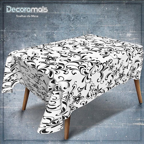 Toalha Térmica Arabesco Preto 1,40 X 30M