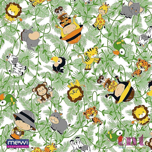 TNT Estampado Selva 1,40M X 25M - 40G