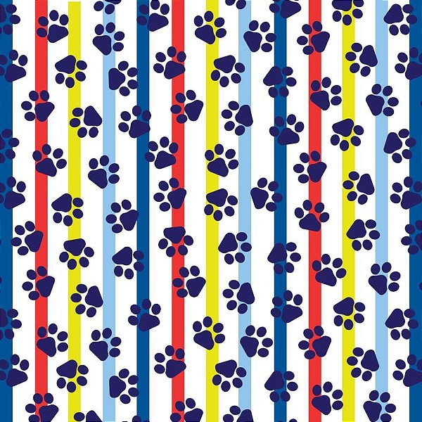 TNT Estampado 1,40M 40G PET Patrulha - Rolo com 25 Metros