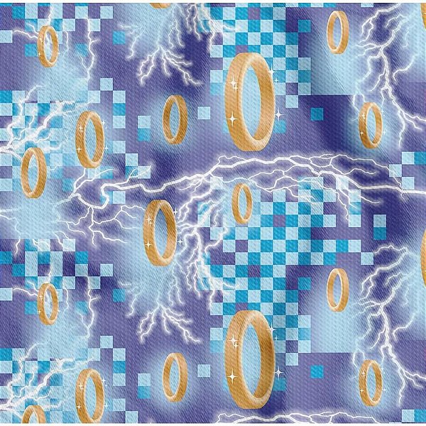 TNT Estampado 1,40M 40G Argola - Rolo com 25 Metros