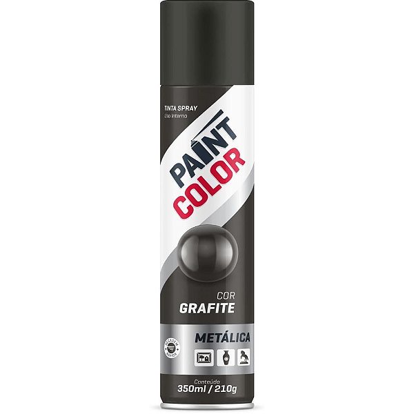 Tinta SPRAY Paintcolor 350ML Metálica GRAF