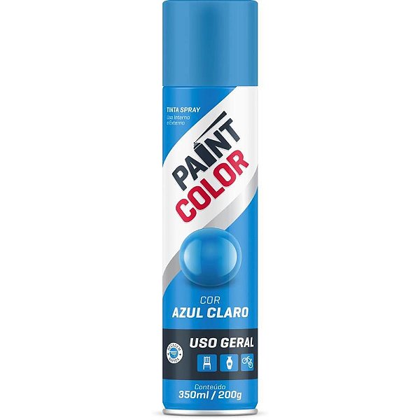 Tinta SPRAY Paintcolor 350ML Azul Claro