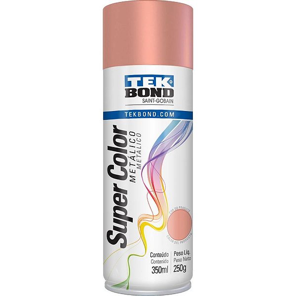 Tinta SPRAY Metálico Rose GOLD 350ML/250G