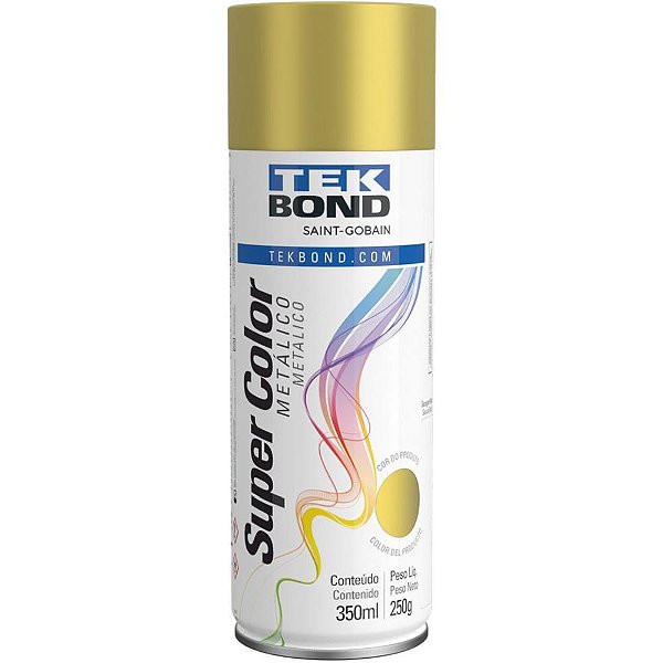 Tinta SPRAY Metálico Dourado 350ML/250G