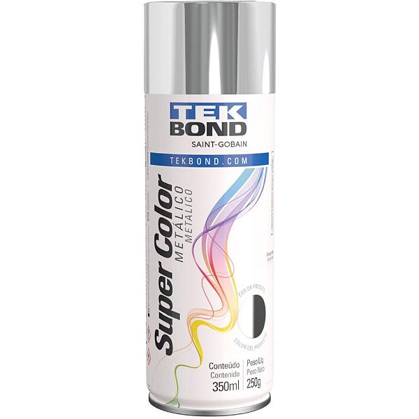 Tinta SPRAY Metálico Cromado 350ML/250G