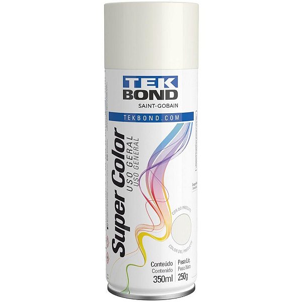 Tinta SPRAY Branco Brilhante 350ML/250G