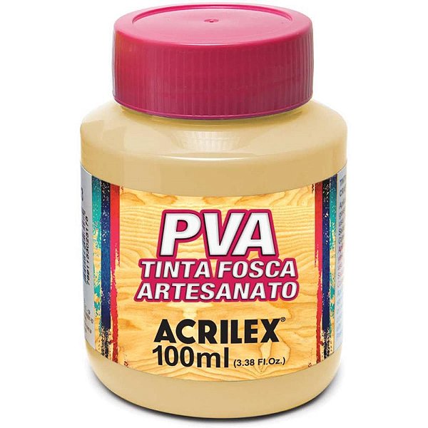 Tinta PVA 100ML Amarelo Pele PCT com 06