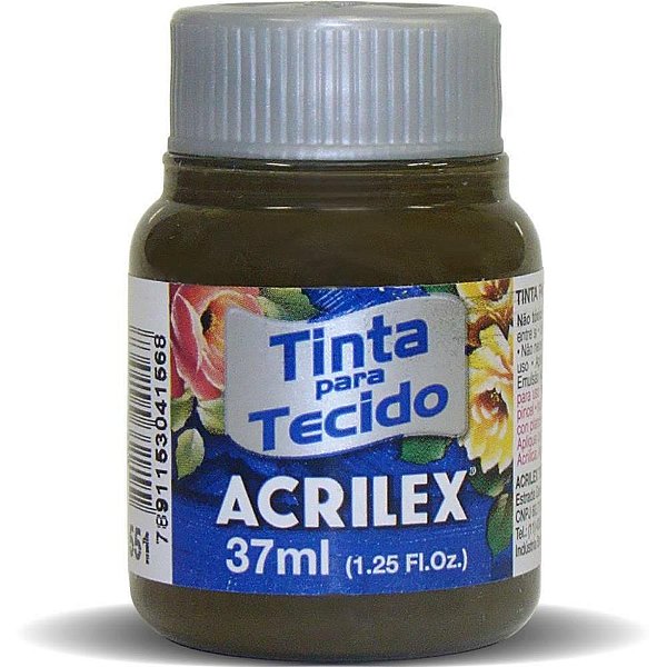Tinta para Tecido Fosca 37ML Sepia
