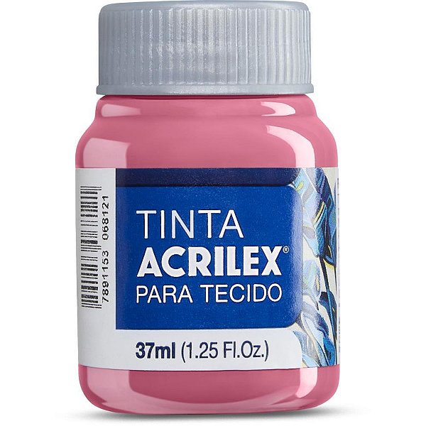 Tinta para Tecido Fosca 37ML Rosa CHA