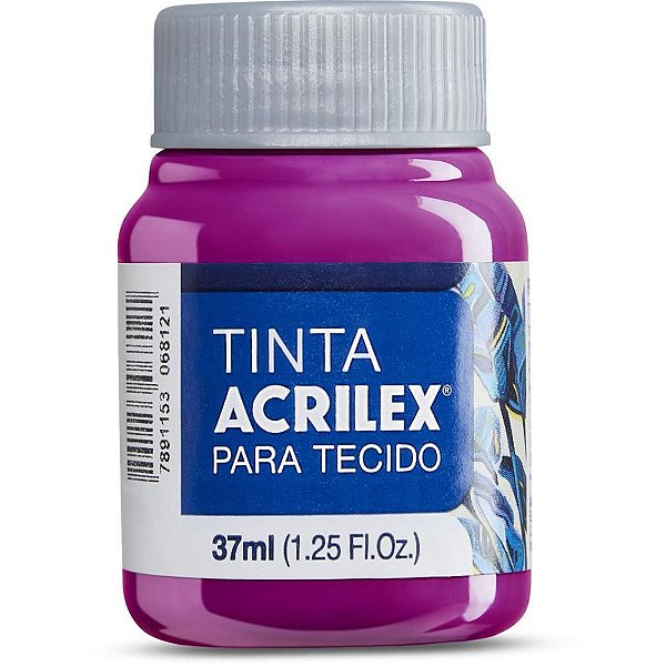 Tinta para Tecido Fosca 37ML Magenta
