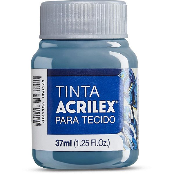 Tinta para Tecido Fosca 37ML Cinza Lunar