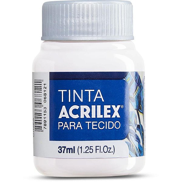 Tinta para Tecido Fosca 37ML Branco