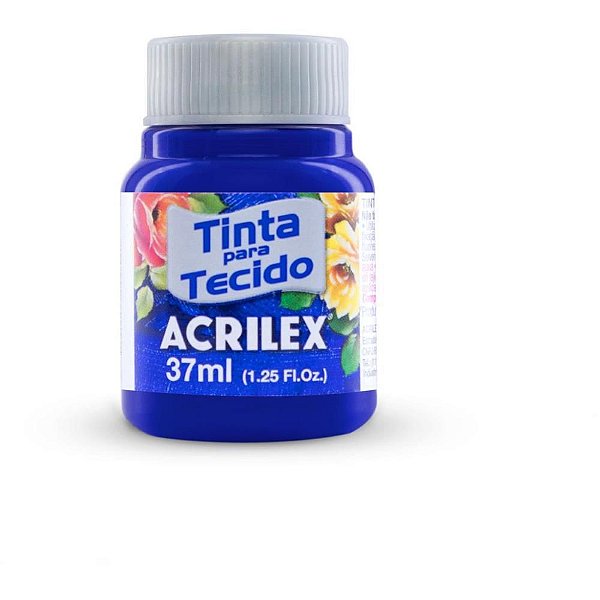 Tinta para Tecido Fosca 37ML Azul Ultramar