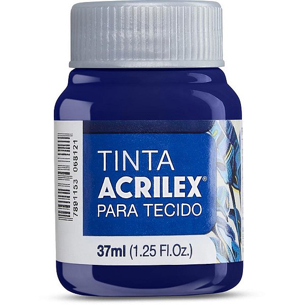 Tinta para Tecido Fosca 37ML Azul Marinho