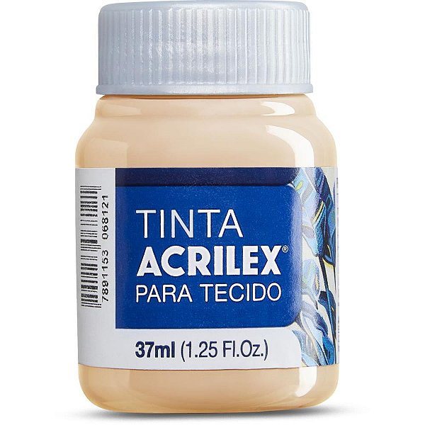 Tinta para Tecido Fosca 37ML Amarelo Pessego