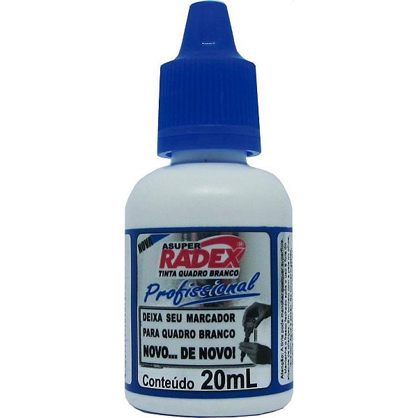 Tinta Reabastecedora para Marcador de Quadro Branco 20ML Azul - Caixa com 12 Unidades